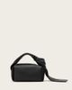 AllSaints AllSaints Effie knot leather micro shoulder bag in black - 4