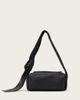 AllSaints AllSaints Effie knot leather shoulder bag in black - 1