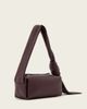 AllSaints AllSaints Effie knot leather shoulder bag in burgundy-Red - 4