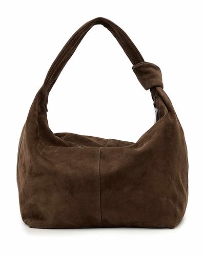 Allsaints Allsaints Effie S Large Suede Shoulder Bag