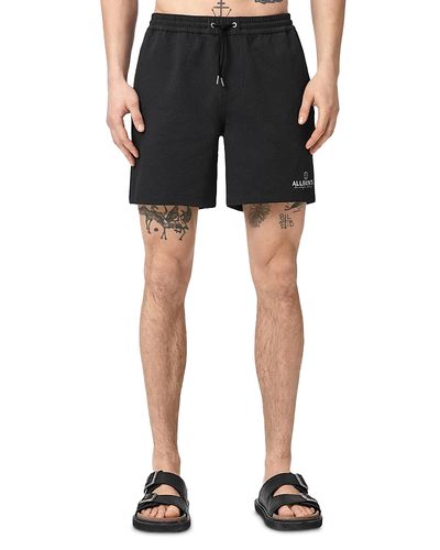 Allsaints Allsaints Emblem Slim Fit 6.3 Swim Shorts