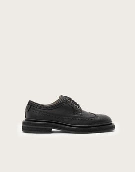 AllSaints Allsaints Escher brogues in black