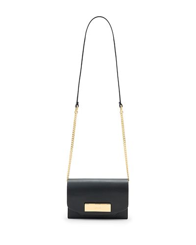 Allsaints Allsaints Etta Small Leather Clutch Bag