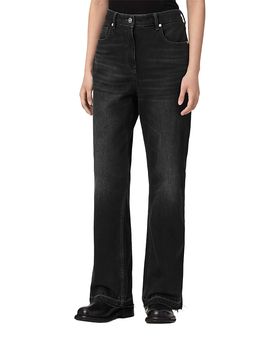 Allsaints Allsaints Fable Mid Rise Bootcut Jeans in Washed Black