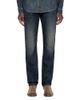 Allsaints Allsaints Faded Cotton Slim Straight Fit Jeans in Tinted Dark Indigo - 1