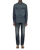 Allsaints Allsaints Faded Cotton Slim Straight Fit Jeans in Tinted Dark Indigo - 3