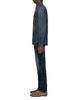 Allsaints Allsaints Faded Cotton Slim Straight Fit Jeans in Tinted Dark Indigo - 6