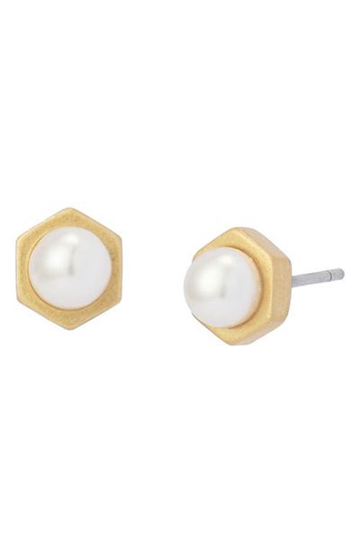 AllSaints AllSaints Faux Pearl Stud Earrings