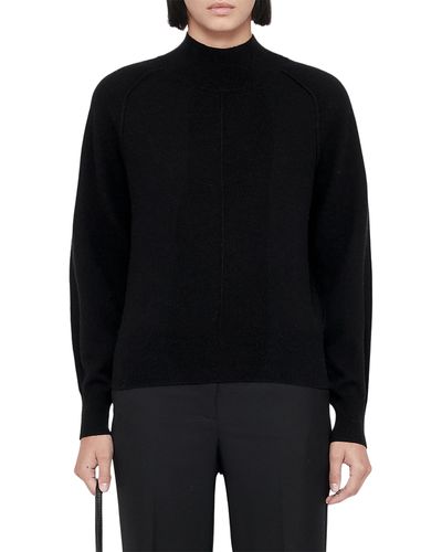 Allsaints Allsaints Fedi Cashmere & Wool Mock Neck Sweater