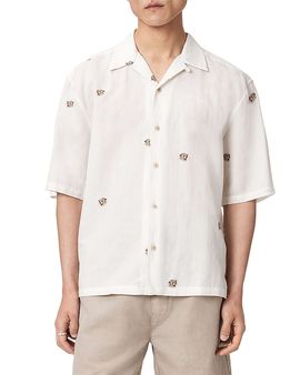 Allsaints Allsaints Feline Pattern Shirt