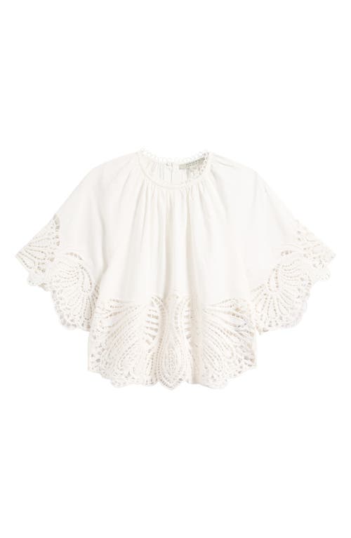 AllSaints AllSaints Femi Broderie Anglaise Cotton Top