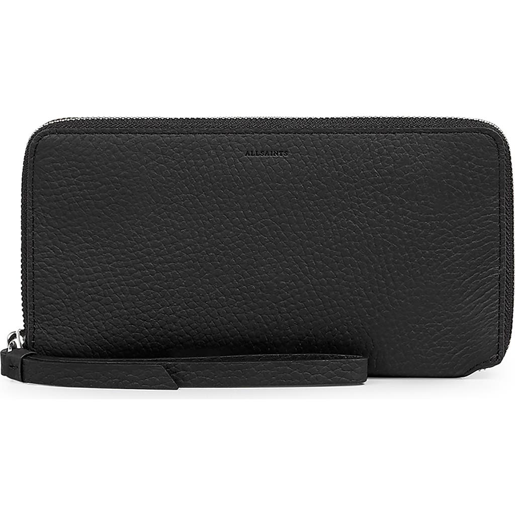 AllSaints AllSaints Fetch Leather Phone Wristlet