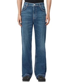 Allsaints Allsaints Flint Bootcut Jeans in Mid Indigo