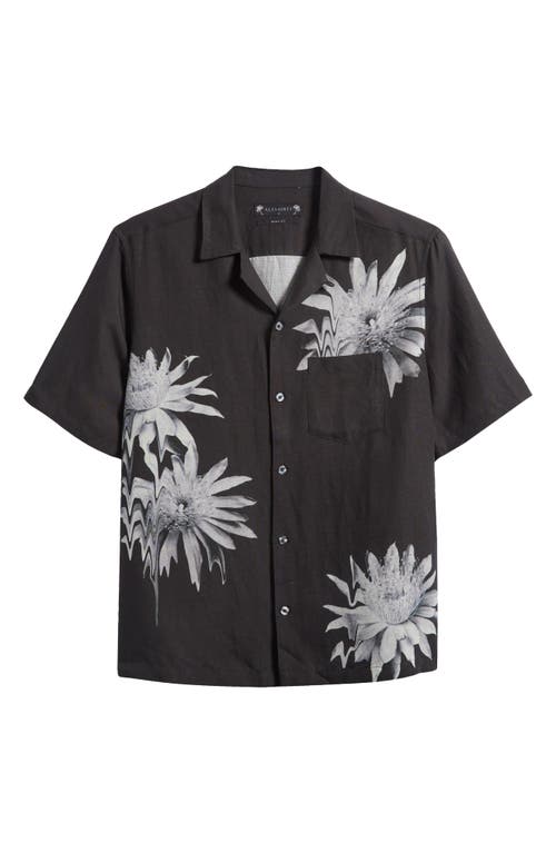 AllSaints AllSaints Floraze Floral Graphic Button-Up Camp Shirt