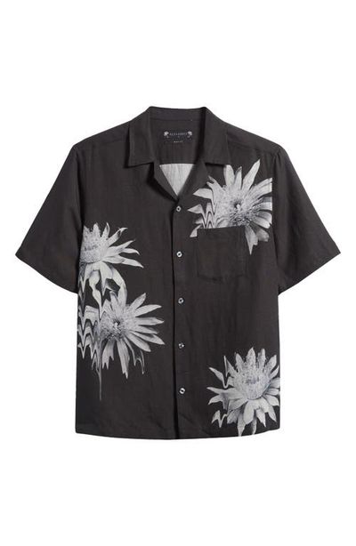 AllSaints AllSaints Floraze Floral Graphic Button-Up Camp Shirt