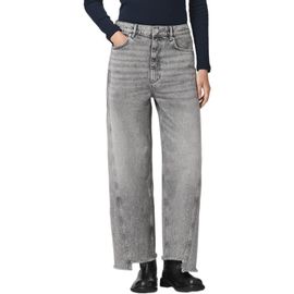 AllSaints AllSaints Fox High Waist Raw Hem Wide Leg Jeans