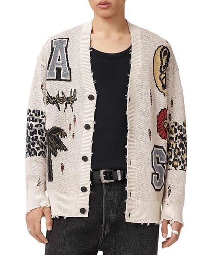 Allsaints Allsaints Foxx Graphic Cardigan