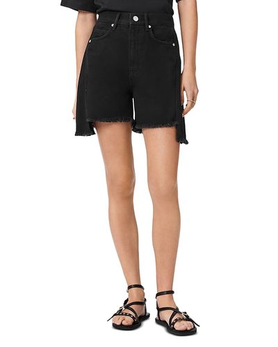 Allsaints Allsaints Frankie High Rise Jean Shorts in Black