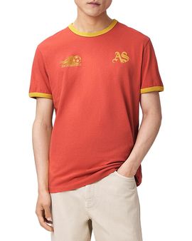 Allsaints Allsaints Furia Logo Graphic Ringer T-Shirt