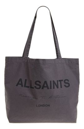 AllSaints AllSaints Future Cotton Canvas Tote