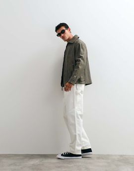 AllSaints AllSaints Garrison zip up leather jacket in washed brown