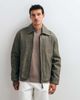 AllSaints AllSaints Garrison zip up leather jacket in washed brown - 2