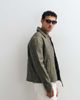 AllSaints AllSaints Garrison zip up leather jacket in washed brown - 4