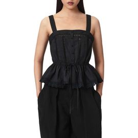 AllSaints AllSaints Gwen Peplum Cotton Top