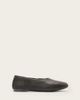 AllSaints AllSaints Hailee leather ballet flats in dark brown - 1