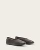 AllSaints AllSaints Hailee leather ballet flats in dark brown - 2