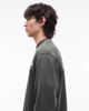 AllSaints Allsaints halcyon crew neck sweatshirt in khaki green - 4