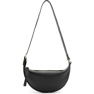 AllSaints AllSaints Half Moon Leather Crossbody Bag