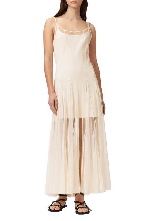 AllSaints AllSaints Harmonia Mesh Maxi Dress