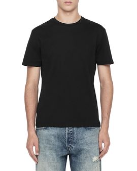 Allsaints Allsaints Harris Cotton Jet Black Crewneck T-Shirt