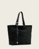 AllSaints AllSaints Haven leather suede tote in black - 2