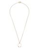 Allsaints Allsaints Hazel Imitation Pearl Spike Pendant Necklace, 26-28 - 1