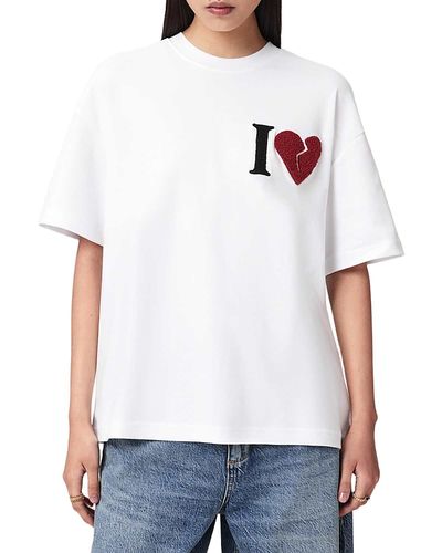 Allsaints Allsaints Heart Etta Tee