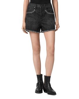 Allsaints Allsaints Heidi Stud Trim Shorts