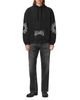 Allsaints Allsaints Helvette Metal Logo Graphic Drawstring Hoodie - 2