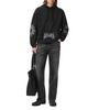 Allsaints Allsaints Helvette Metal Logo Graphic Drawstring Hoodie - 3