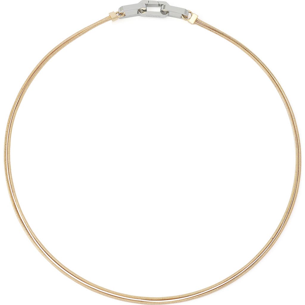 AllSaints AllSaints Hex Link Multilayer Necklace
