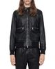 Allsaints Allsaints Hiro Bomber Zip Leather Jacket - 1