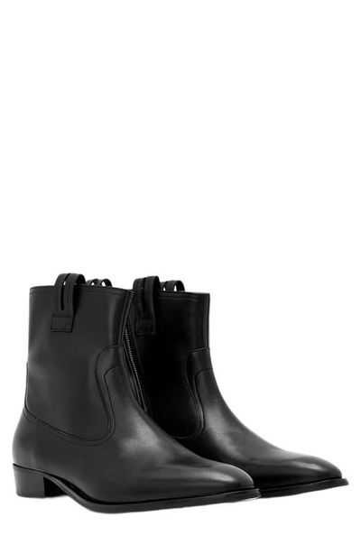 AllSaints AllSaints Hiro Zip Leather Boot