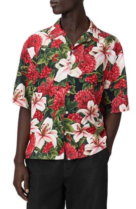 AllSaints AllSaints Hokkaido Floral Camp Shirt