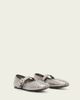AllSaints Allsaints Holly stud ballet flats in silver-Gray - 1