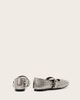 AllSaints Allsaints Holly stud ballet flats in silver-Gray - 4
