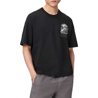 AllSaints AllSaints Hula Graphic Crewneck T-Shirt