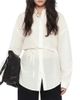 Allsaints Allsaints Ilana Cotton & Silk Tie Waist Shirt - 1