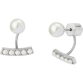 AllSaints AllSaints Imitation Pearl Front/Back Earrings