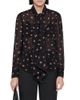 Allsaints Allsaints Iris Printed Clip Dot Tie Neck Blouse - 1